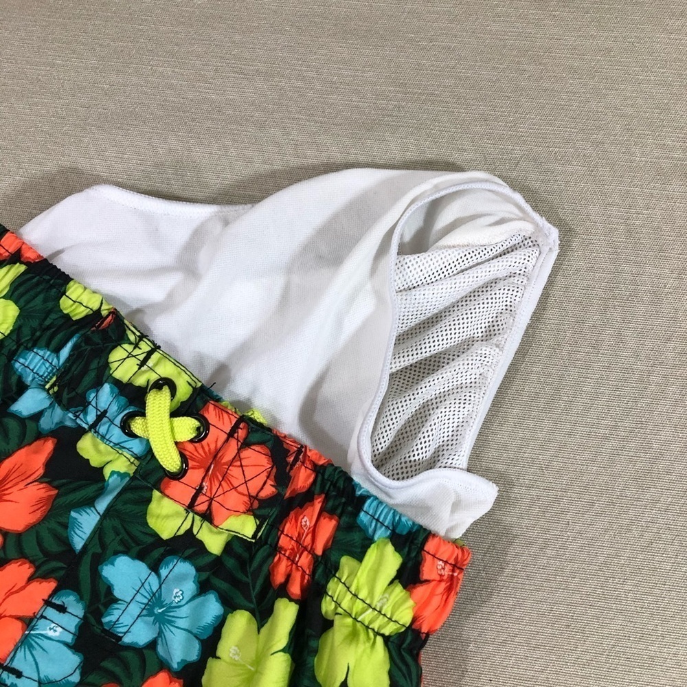 Cat & Jack Hawaiian Print Swim Trunks - Picture 4 of 6